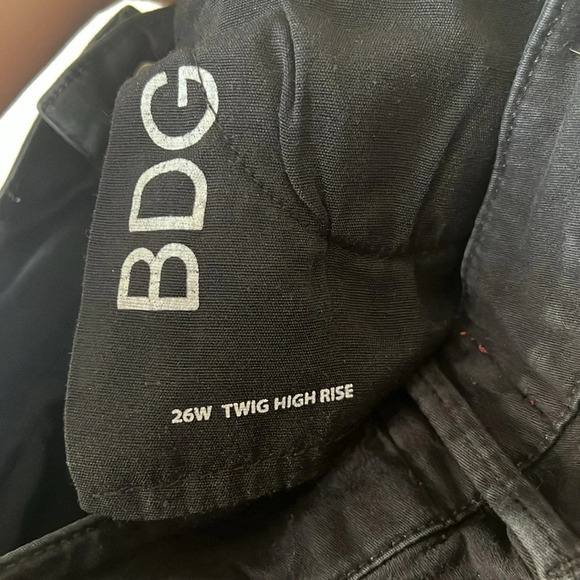 Urban Outfitters BDG Twig High Rise Skinny Jeans Black Size 26 - Picture 7 of 7